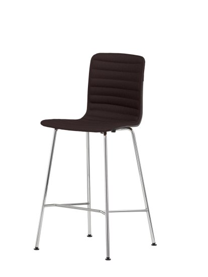 HAL Ply Barhocker, Eiche dunkel, Küchenvariante: 660 mm, Plano braun