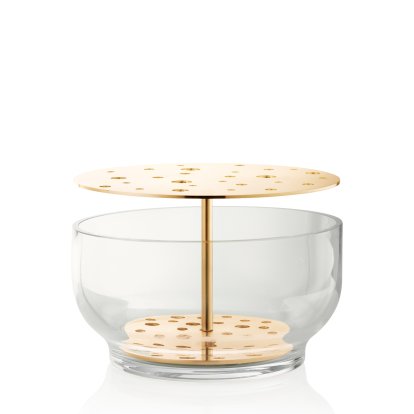 Ikebana Vase, Groß (Ø 24 cm), Messing