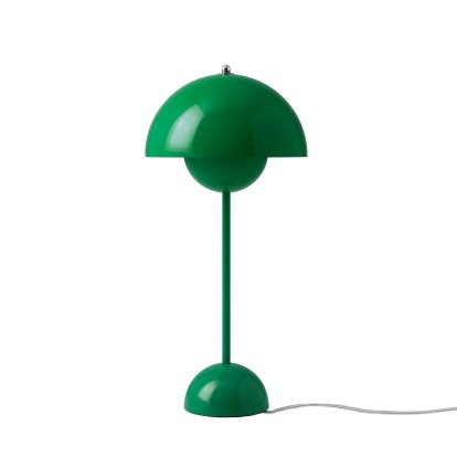 Flowerpot VP3 Tischleuchte, Signal green