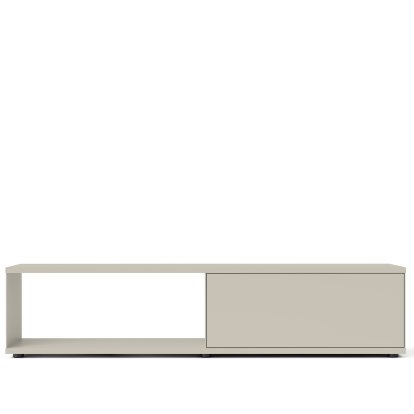 Flow Q Lowboard, 200 cm, 46,1 cm (Klappe), Silk