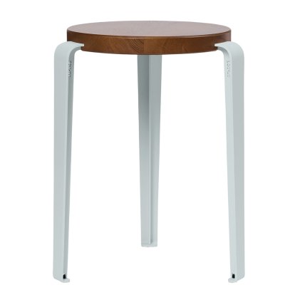 Lou Hocker, Massivholz, Eiche gebeizt, Blassblau