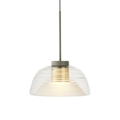 Two-Layer Pendelleuchte, Olive