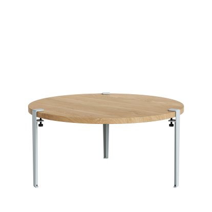 Tiptoe Couchtisch Brooklyn, Eichenfurnier, Blassblau