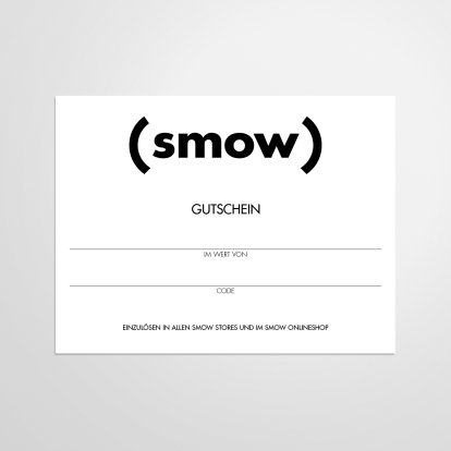 smow Geschenkgutschein, 500 EUR, PDF-Gutschein per E-Mail, Deutsch
