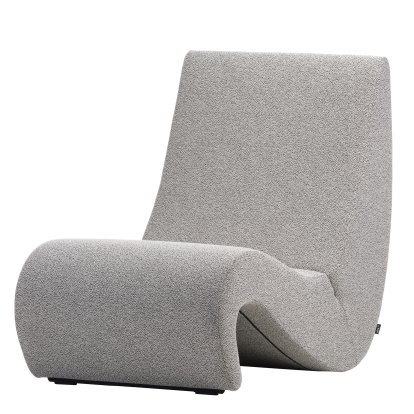 Amoebe Loungesessel, Stoff Cento, salt'n pepper