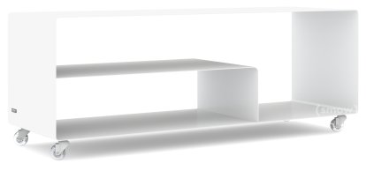 Sideboard R 111, Einfarbig, Signalweiß (RAL 9003), Transparentrollen