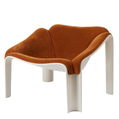 F300 Loungesessel, Alabasterweiß, Dedar - Alpaka Alto