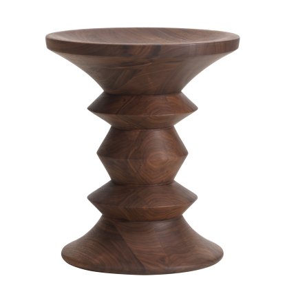 Eames Stools Hocker, Modell A / Nussbaum dunkel