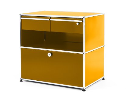 USM Haller Techniksideboard M, Goldgelb RAL 1004