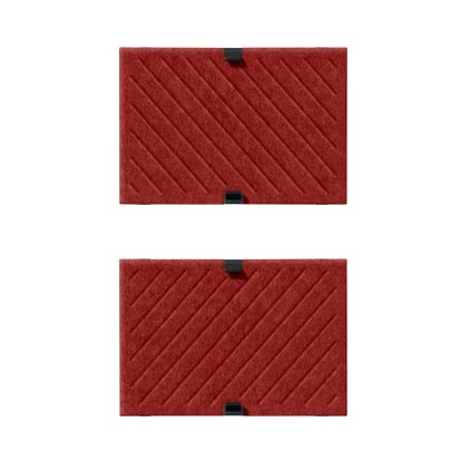 USM Soft Panel Mono für USM Haller Regale, 50 cm x 35 cm, Rot, Diagonal