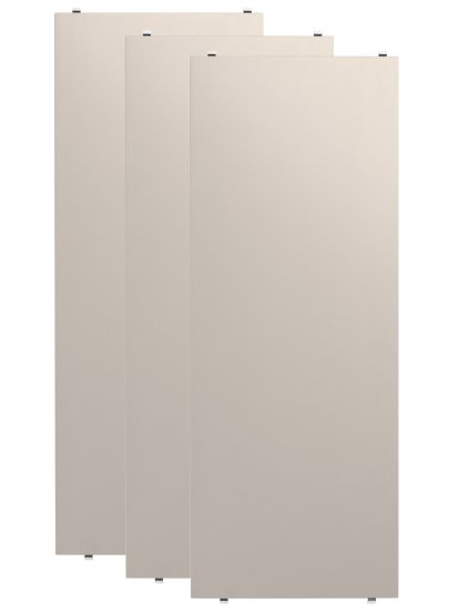 String System Regalböden (3er Pack), 78 x 30 cm, Beige lackiert