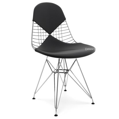 Kissen für Wire Chair (DKR/DKW/DKX/DKL/LKR), Sitz- und Rückenkissen (Bikini), Hopsak, Nero