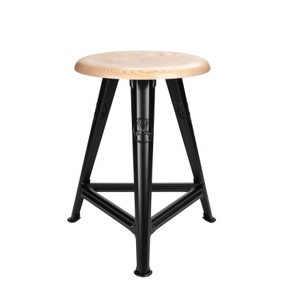 Rowac-Schemel – Modell 1 / 50 cm, Esche, schwarz matt