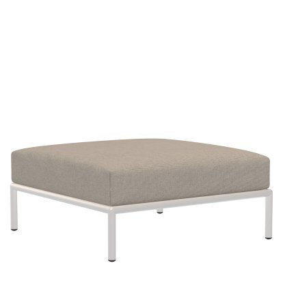 Level 2 Ottoman, Muted White, Ash