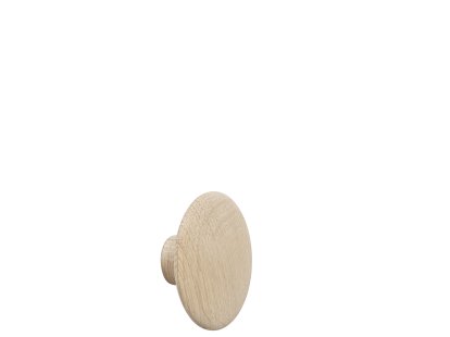 The Dots Wandhaken, XS (6,5 cm), Eiche