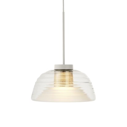 Two-Layer Pendelleuchte, Grau